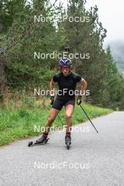 25.09.2021, Font-Romeu, France (FRA): Anais Chevalier-Bouchet (FRA) - Biathlon training, Font-Romeu (FRA). www.nordicfocus.com. © Leo Authamayou/NordicFocus. Every downloaded picture is fee-liable.