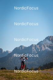 09.10.2021, Lavaze, Italy (ITA): Ida Lien (NOR) - Biathlon training, Lavaze (ITA). www.nordicfocus.com. © Vanzetta/NordicFocus. Every downloaded picture is fee-liable.