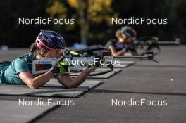 23.09.2021, Font-Romeu, France (FRA): Anais Chevalier-Bouchet (FRA) - Biathlon training, Font-Romeu (FRA). www.nordicfocus.com. © Leo Authamayou/NordicFocus. Every downloaded picture is fee-liable.