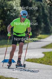 22.09.2021, Font-Romeu, France (FRA): Fabien Claude (FRA) - Biathlon training, Font-Romeu (FRA). www.nordicfocus.com. © Augustin Authamayou/NordicFocus. Every downloaded picture is fee-liable.