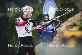 12.10.2021, Lavaze, Italy (ITA): Sturla Holm Laegreid (NOR) - Biathlon training, Lavaze (ITA). www.nordicfocus.com. © Modica/NordicFocus. Every downloaded picture is fee-liable.