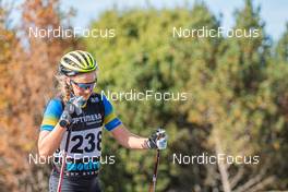 15.09.2021, Font-Romeu, France (FRA): Emma Nilsson (SWE) - Biathlon training, Font-Romeu (FRA). www.nordicfocus.com. © Authamayou/NordicFocus. Every downloaded picture is fee-liable.