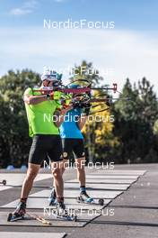 22.09.2021, Font-Romeu, France (FRA): Fabien Claude (FRA) - Biathlon training, Font-Romeu (FRA). www.nordicfocus.com. © Leo Authamayou/NordicFocus. Every downloaded picture is fee-liable.