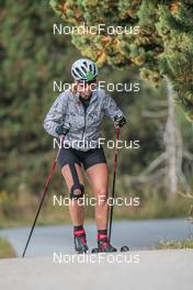 25.09.2021, Font-Romeu, France (FRA): Anais Bescond (FRA) - Biathlon training, Font-Romeu (FRA). www.nordicfocus.com. © Augustin Authamayou/NordicFocus. Every downloaded picture is fee-liable.