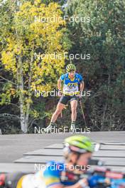 15.09.2021, Font-Romeu, France (FRA): Linn Persson (SWE) - Biathlon training, Font-Romeu (FRA). www.nordicfocus.com. © Authamayou/NordicFocus. Every downloaded picture is fee-liable.