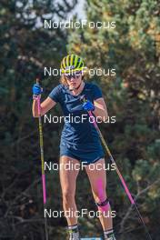 15.09.2021, Font-Romeu, France (FRA): Hanna Oeberg (SWE) - Biathlon training, Font-Romeu (FRA). www.nordicfocus.com. © Authamayou/NordicFocus. Every downloaded picture is fee-liable.