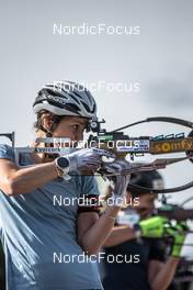 23.09.2021, Font-Romeu, France (FRA): Chloe Chevalier (FRA) - Biathlon training, Font-Romeu (FRA). www.nordicfocus.com. © Leo Authamayou/NordicFocus. Every downloaded picture is fee-liable.