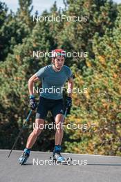 22.09.2021, Font-Romeu, France (FRA): Simon Desthieux (FRA) - Biathlon training, Font-Romeu (FRA). www.nordicfocus.com. © Augustin Authamayou/NordicFocus. Every downloaded picture is fee-liable.