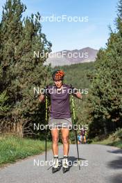 30.09.2021, Font-Romeu, France (FRA): Justine Braisaz-Bouchet (FRA) - Biathlon training, Font-Romeu (FRA). www.nordicfocus.com. © Leo Authamayou/NordicFocus. Every downloaded picture is fee-liable.