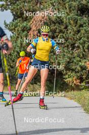 07.09.2021, Font-Romeu, France (FRA): Stina Nilsson (SWE) - Biathlon training, Font-Romeu (FRA). www.nordicfocus.com. © Authamayou/NordicFocus. Every downloaded picture is fee-liable.