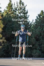 30.09.2021, Font-Romeu, France (FRA): Antonin Guigonnat (FRA) - Biathlon training, Font-Romeu (FRA). www.nordicfocus.com. © Leo Authamayou/NordicFocus. Every downloaded picture is fee-liable.