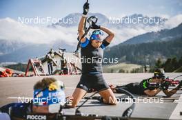 01.10.2021, Lavaze, Italy (ITA): Dorothea Wierer (ITA) - Biathlon training, Lavaze (ITA). www.nordicfocus.com. © Modica/NordicFocus. Every downloaded picture is fee-liable.