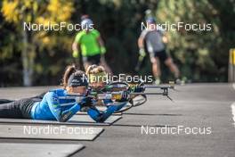 22.09.2021, Font-Romeu, France (FRA): Chloe Chevalier (FRA) - Biathlon training, Font-Romeu (FRA). www.nordicfocus.com. © Leo Authamayou/NordicFocus. Every downloaded picture is fee-liable.