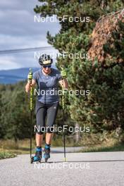 21.09.2021, Font-Romeu, France (FRA): Julia Simon (FRA) - Biathlon training, Font-Romeu (FRA). www.nordicfocus.com. © Leo Authamayou/NordicFocus. Every downloaded picture is fee-liable.