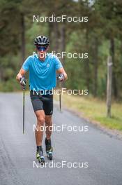 21.09.2021, Font-Romeu, France (FRA): Quentin Fillon Maillet (FRA) - Biathlon training, Font-Romeu (FRA). www.nordicfocus.com. © Augustin Authamayou/NordicFocus. Every downloaded picture is fee-liable.