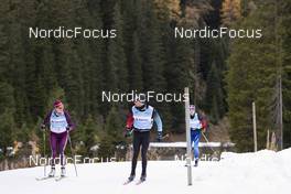 01.11.2021, Davos, Switzerland (SUI): Denise Herrmann (GER), Dario Cologna (SUI), (l-r) - Biathlon training, snowfarming track, Davos (SUI). www.nordicfocus.com. © Manzoni/NordicFocus. Every downloaded picture is fee-liable.