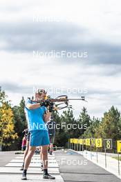 23.09.2021, Font-Romeu, France (FRA): Antonin Guigonnat (FRA) - Biathlon training, Font-Romeu (FRA). www.nordicfocus.com. © Leo Authamayou/NordicFocus. Every downloaded picture is fee-liable.