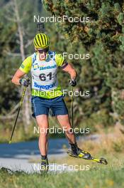 12.09.2021, Font-Romeu, France (FRA): Martin Ponsiluoma (SWE) - Biathlon training, Font-Romeu (FRA). www.nordicfocus.com. © Authamayou/NordicFocus. Every downloaded picture is fee-liable.