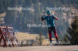 09.10.2021, Lavaze, Italy (ITA): Erlend Bjoentegaard (NOR) - Biathlon training, Lavaze (ITA). www.nordicfocus.com. © Vanzetta/NordicFocus. Every downloaded picture is fee-liable.
