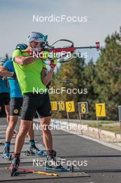 22.09.2021, Font-Romeu, France (FRA): Fabien Claude (FRA) - Biathlon training, Font-Romeu (FRA). www.nordicfocus.com. © Augustin Authamayou/NordicFocus. Every downloaded picture is fee-liable.