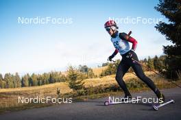 09.10.2021, Lavaze, Italy (ITA): Emilie Kalkenberg (NOR) - Biathlon training, Lavaze (ITA). www.nordicfocus.com. © Vanzetta/NordicFocus. Every downloaded picture is fee-liable.