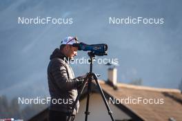 09.10.2021, Lavaze, Italy (ITA): Event Feature: Norvegian coach - Biathlon training, Lavaze (ITA). www.nordicfocus.com. © Vanzetta/NordicFocus. Every downloaded picture is fee-liable.