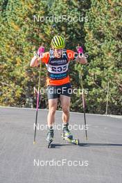 15.09.2021, Font-Romeu, France (FRA): Malte Stefansson (SWE) - Biathlon training, Font-Romeu (FRA). www.nordicfocus.com. © Authamayou/NordicFocus. Every downloaded picture is fee-liable.