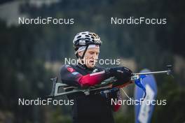 12.10.2021, Lavaze, Italy (ITA): Vetle Sjaastad Christiansen (NOR) - Biathlon training, Lavaze (ITA). www.nordicfocus.com. © Modica/NordicFocus. Every downloaded picture is fee-liable.