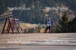 09.10.2021, Lavaze, Italy (ITA): Sturla Holm Laegreid (NOR) - Biathlon training, Lavaze (ITA). www.nordicfocus.com. © Vanzetta/NordicFocus. Every downloaded picture is fee-liable.