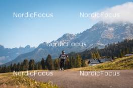 09.10.2021, Lavaze, Italy (ITA): Tiril Eckhoff (NOR) - Biathlon training, Lavaze (ITA). www.nordicfocus.com. © Vanzetta/NordicFocus. Every downloaded picture is fee-liable.