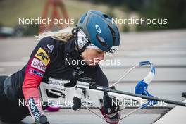 12.10.2021, Lavaze, Italy (ITA): Tiril Eckhoff (NOR) - Biathlon training, Lavaze (ITA). www.nordicfocus.com. © Modica/NordicFocus. Every downloaded picture is fee-liable.