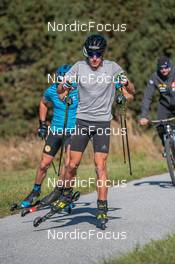22.09.2021, Font-Romeu, France (FRA): Quentin Fillon Maillet (FRA) - Biathlon training, Font-Romeu (FRA). www.nordicfocus.com. © Augustin Authamayou/NordicFocus. Every downloaded picture is fee-liable.