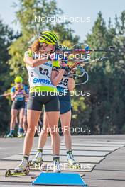 12.09.2021, Font-Romeu, France (FRA): Hanna Oeberg (SWE) - Biathlon training, Font-Romeu (FRA). www.nordicfocus.com. © Authamayou/NordicFocus. Every downloaded picture is fee-liable.