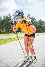 01.09.2021, Font-Romeu, France (FRA): Marion Wiesensarter (GER) - Biathlon training, Font-Romeu (FRA). www.nordicfocus.com. © Authamayou/NordicFocus. Every downloaded picture is fee-liable.