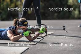22.09.2021, Font-Romeu, France (FRA): Julia Simon (FRA) - Biathlon training, Font-Romeu (FRA). www.nordicfocus.com. © Leo Authamayou/NordicFocus. Every downloaded picture is fee-liable.