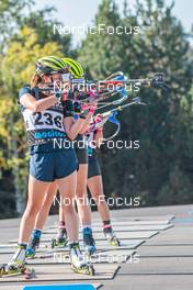 12.09.2021, Font-Romeu, France (FRA): Linn Persson (SWE) - Biathlon training, Font-Romeu (FRA). www.nordicfocus.com. © Authamayou/NordicFocus. Every downloaded picture is fee-liable.