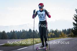 09.10.2021, Lavaze, Italy (ITA): Karoline Offigstad Knotten (NOR) - Biathlon training, Lavaze (ITA). www.nordicfocus.com. © Vanzetta/NordicFocus. Every downloaded picture is fee-liable.