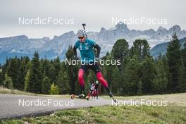 12.10.2021, Lavaze, Italy (ITA): Tarjei Boe (NOR) - Biathlon training, Lavaze (ITA). www.nordicfocus.com. © Modica/NordicFocus. Every downloaded picture is fee-liable.