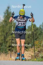 12.09.2021, Font-Romeu, France (FRA): Peppe Femling (SWE) - Biathlon training, Font-Romeu (FRA). www.nordicfocus.com. © Authamayou/NordicFocus. Every downloaded picture is fee-liable.