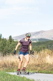 30.09.2021, Font-Romeu, France (FRA): Anais Bescond (FRA) - Biathlon training, Font-Romeu (FRA). www.nordicfocus.com. © Leo Authamayou/NordicFocus. Every downloaded picture is fee-liable.