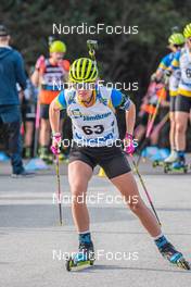 15.09.2021, Font-Romeu, France (FRA): Elvira Oeberg (SWE) - Biathlon training, Font-Romeu (FRA). www.nordicfocus.com. © Authamayou/NordicFocus. Every downloaded picture is fee-liable.