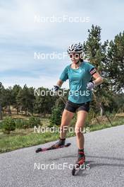 29.09.2021, Font-Romeu, France (FRA): Chloe Chevalier (FRA) - Biathlon training, Font-Romeu (FRA). www.nordicfocus.com. © Leo Authamayou/NordicFocus. Every downloaded picture is fee-liable.