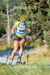 12.09.2021, Font-Romeu, France (FRA): Hanna Oeberg (SWE) - Biathlon training, Font-Romeu (FRA). www.nordicfocus.com. © Authamayou/NordicFocus. Every downloaded picture is fee-liable.