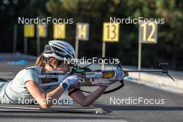 30.09.2021, Font-Romeu, France (FRA): Chloe Chevalier (FRA) - Biathlon training, Font-Romeu (FRA). www.nordicfocus.com. © Leo Authamayou/NordicFocus. Every downloaded picture is fee-liable.