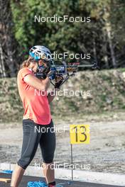 23.09.2021, Font-Romeu, France (FRA): Anais Bescond (FRA) - Biathlon training, Font-Romeu (FRA). www.nordicfocus.com. © Leo Authamayou/NordicFocus. Every downloaded picture is fee-liable.
