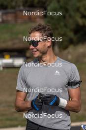 29.09.2021, Font-Romeu, France (FRA): Emilien Jacquelin (FRA) - Biathlon training, Font-Romeu (FRA). www.nordicfocus.com. © Leo Authamayou/NordicFocus. Every downloaded picture is fee-liable.