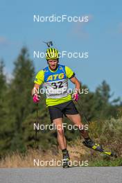 12.09.2021, Font-Romeu, France (FRA): Malte Stefansson (SWE) - Biathlon training, Font-Romeu (FRA). www.nordicfocus.com. © Authamayou/NordicFocus. Every downloaded picture is fee-liable.