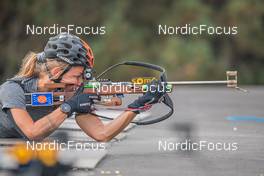 25.09.2021, Font-Romeu, France (FRA): Justine Braisaz-Bouchet (FRA) - Biathlon training, Font-Romeu (FRA). www.nordicfocus.com. © Augustin Authamayou/NordicFocus. Every downloaded picture is fee-liable.