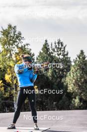 22.09.2021, Font-Romeu, France (FRA): Anais Bescond (FRA) - Biathlon training, Font-Romeu (FRA). www.nordicfocus.com. © Leo Authamayou/NordicFocus. Every downloaded picture is fee-liable.