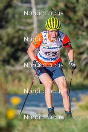 12.09.2021, Font-Romeu, France (FRA): Sebastian Samuelsson (SWE) - Biathlon training, Font-Romeu (FRA). www.nordicfocus.com. © Authamayou/NordicFocus. Every downloaded picture is fee-liable.